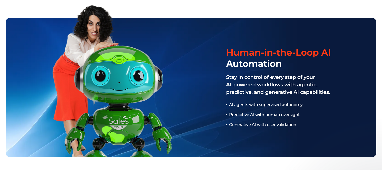 Graphic showing human and robot. Human looks a little terrified at the prospect of posing with her future overlord